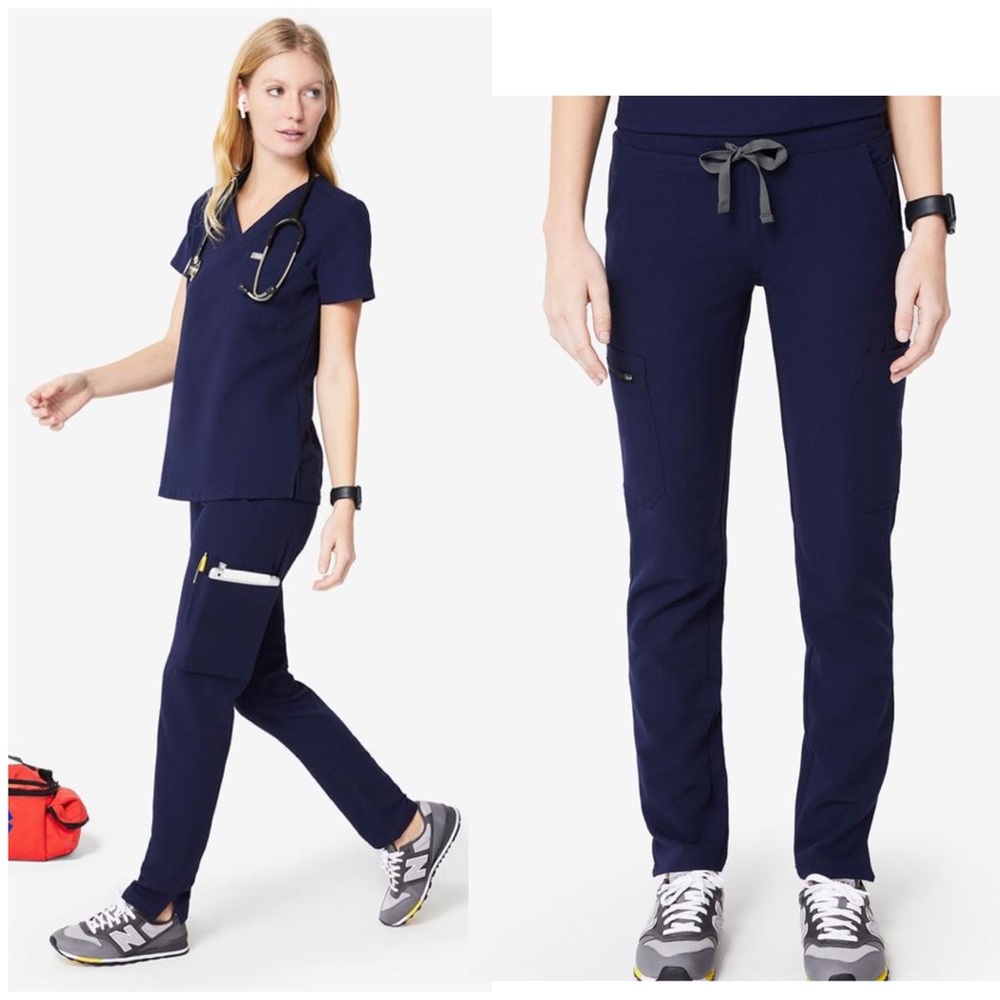 Figs Navy blue Yola Scrub pants sz Lg